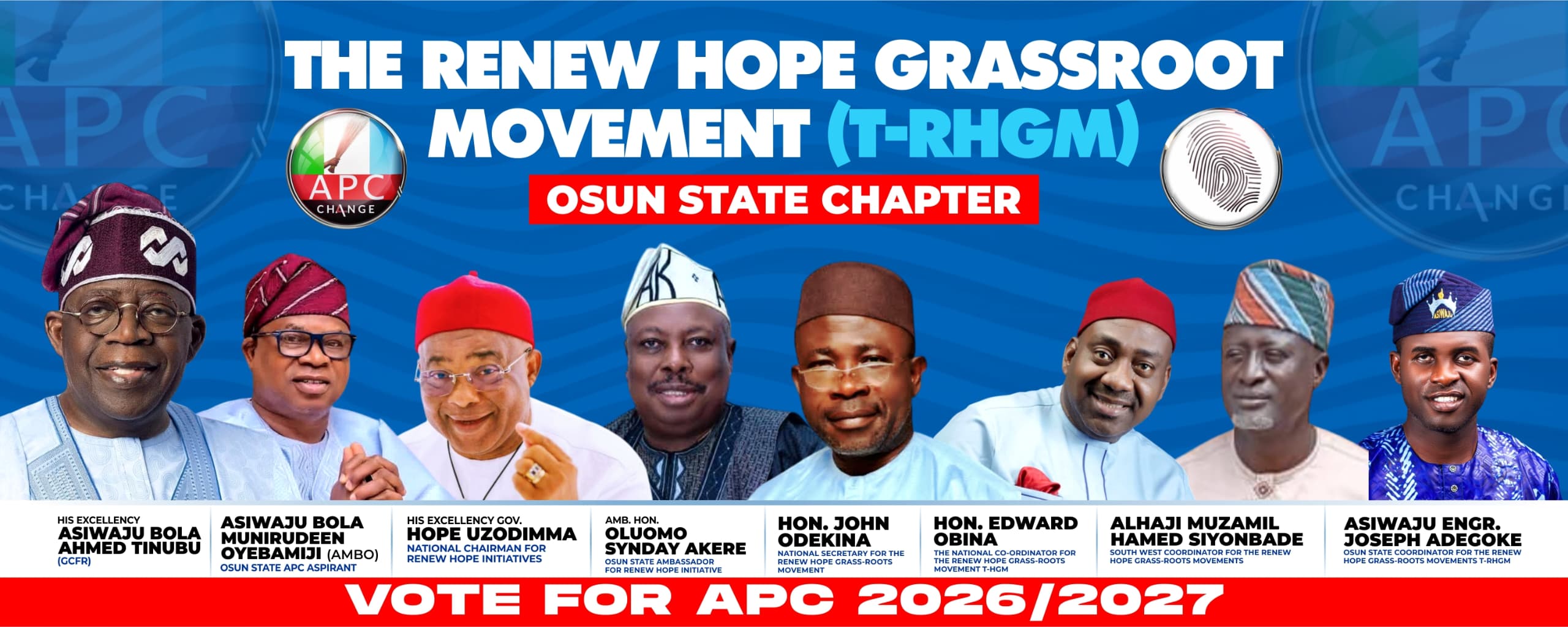 T-RHGM OSUN STATE INAUGURATION