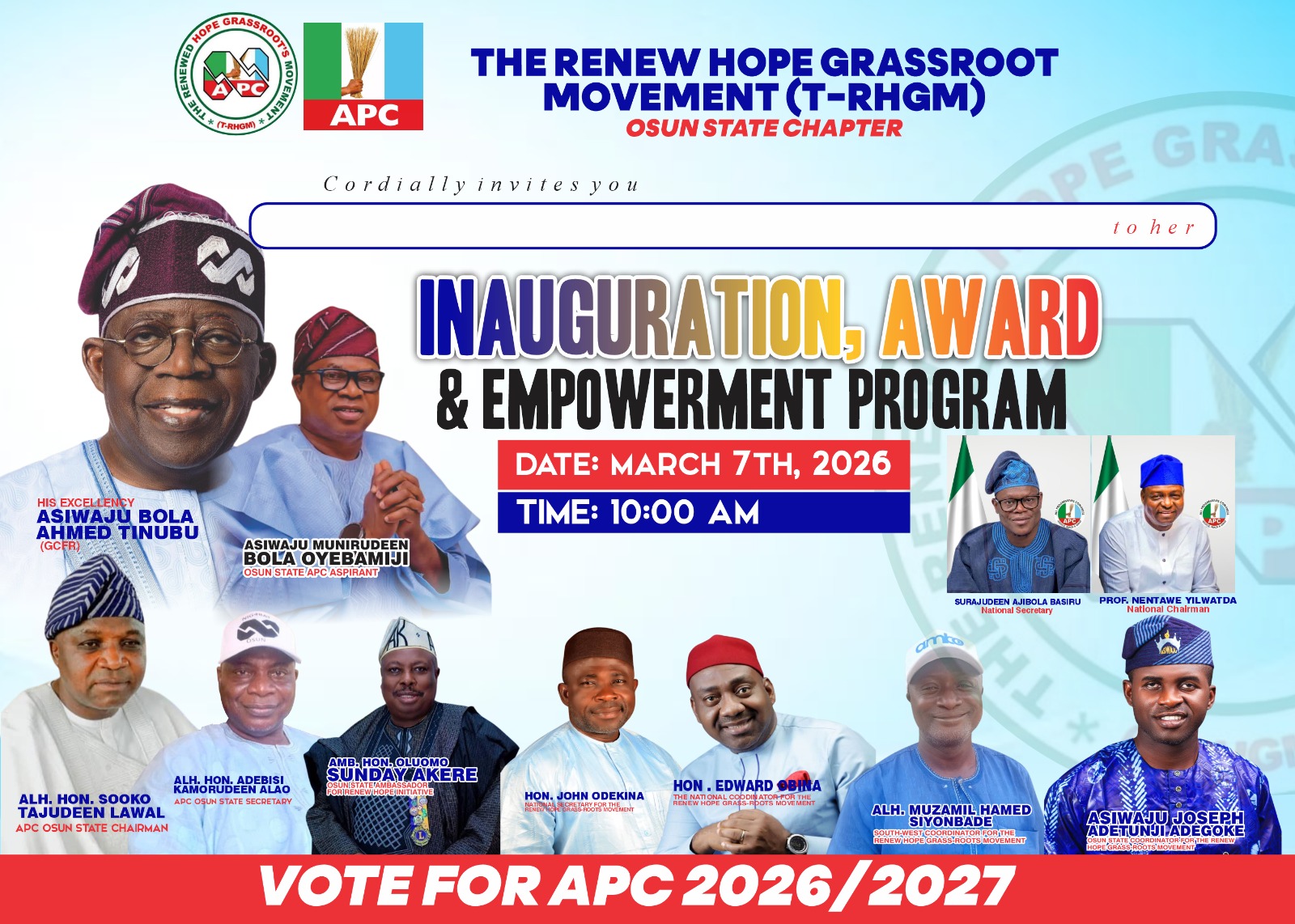 .... More pics from Osun State event.